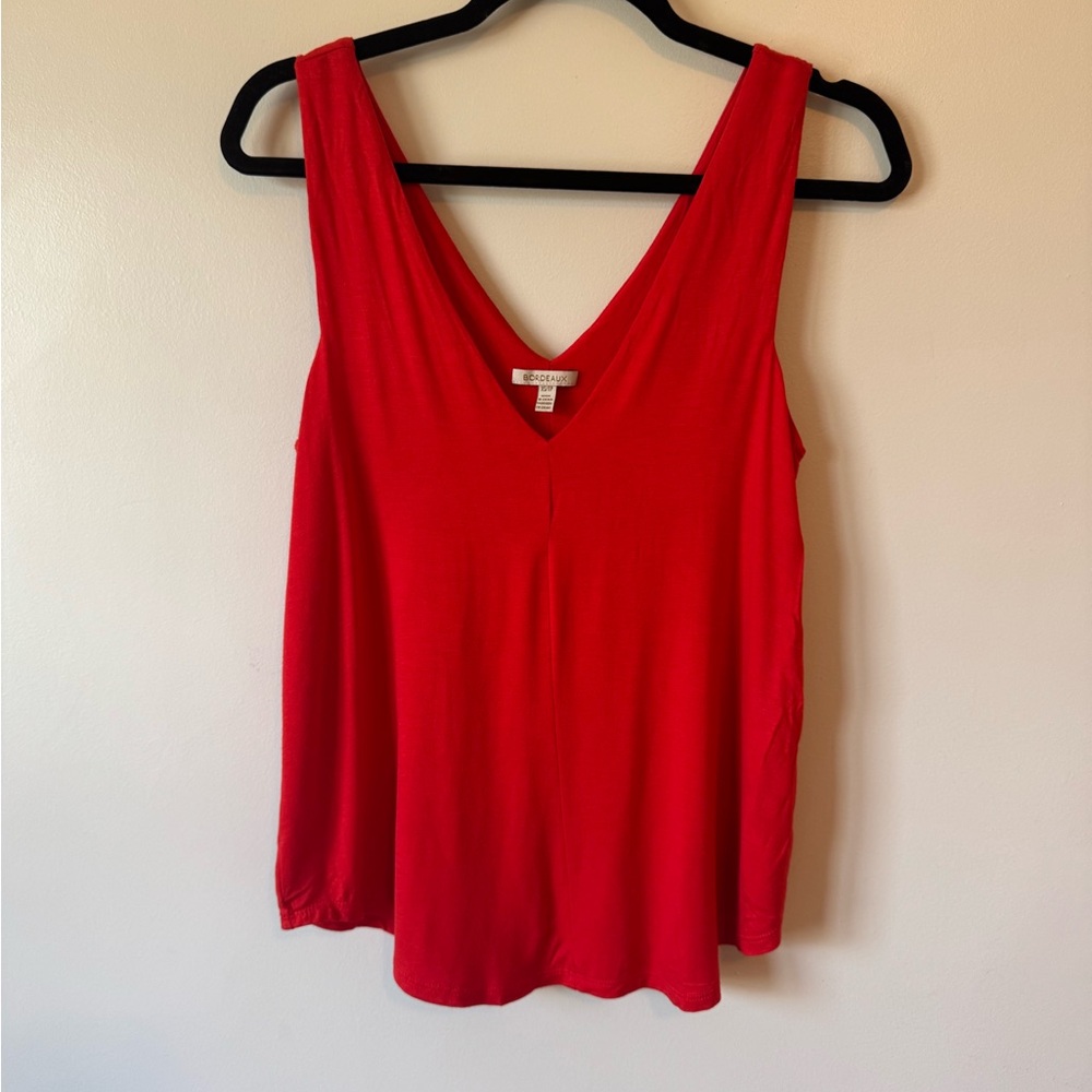 Anthropologie Cherry Red Tank | Size XS 🍒